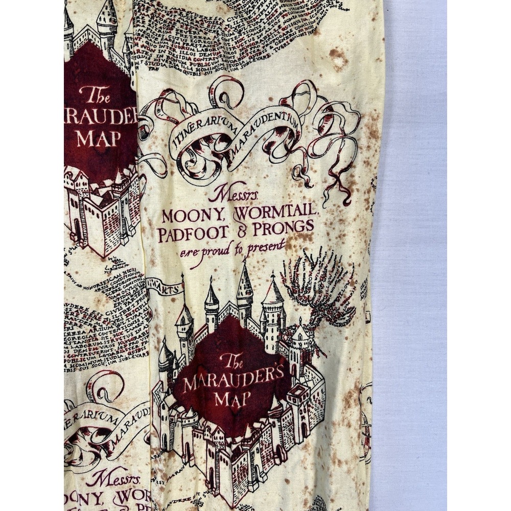 Harry Potter Marauder's Map Infinity Scarf Hogwarts Wizarding Fantasy Cosplay - Picture 5 of 5